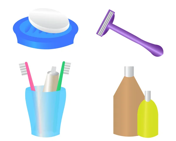 Hygiene items — Stock Vector