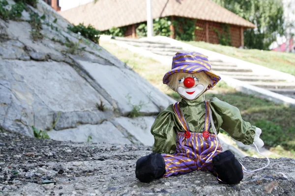 Stock image The clown in the street