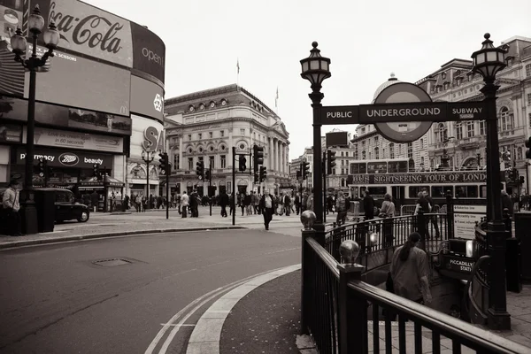 Pohled na piccadilly circus, 2010 — Stock fotografie