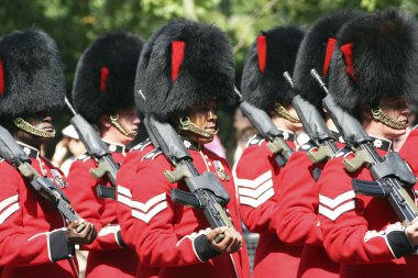 het queen's verjaardag parade