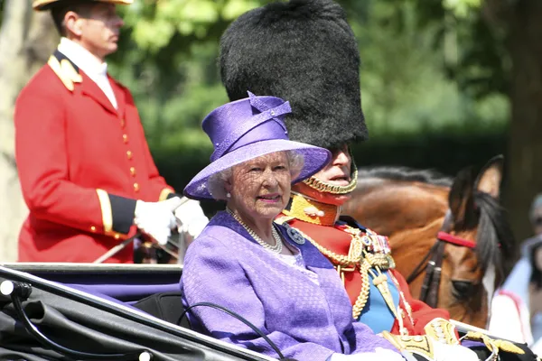 La regina Elisabetta II e il principe Filippo Fotografia Stock