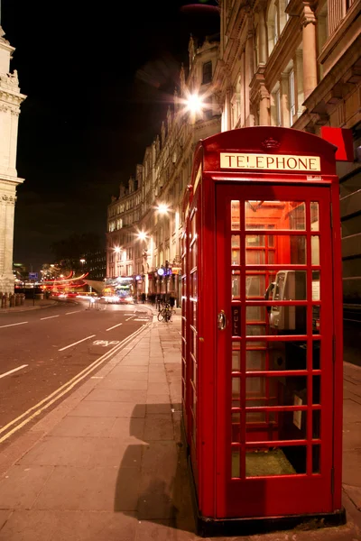 Red Telephone Booth — Stock Photo, Image