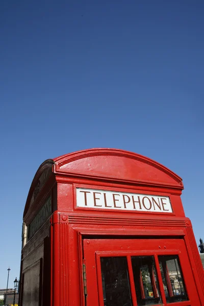 런던 빨간 전화 부스 — 스톡 사진