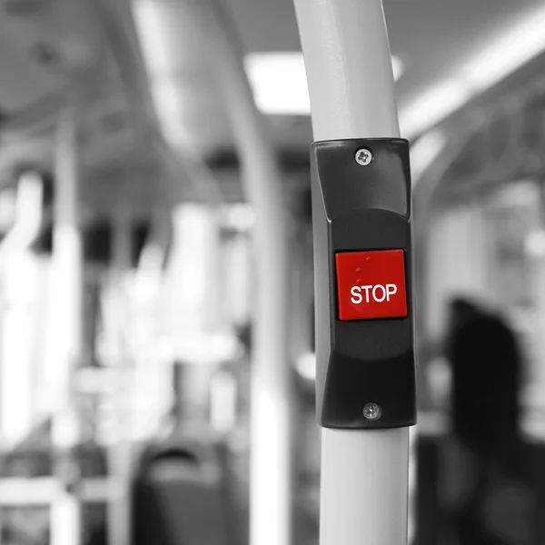 Botón de parada de autobús —  Fotos de Stock
