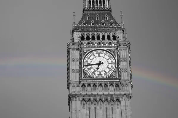 Big Ben con arco iris — Foto de Stock