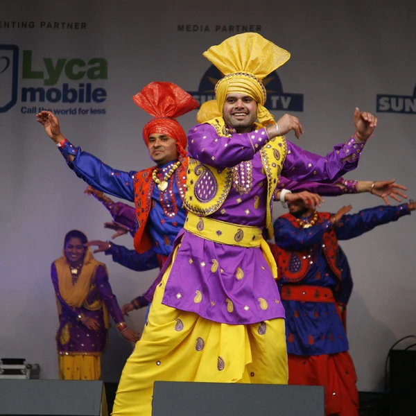 stock image Performers at 2012 Visakhi Festival