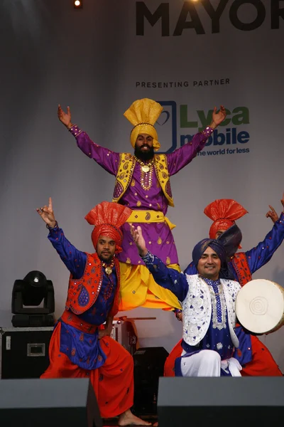 stock image Performers at 2012 Visakhi Festival