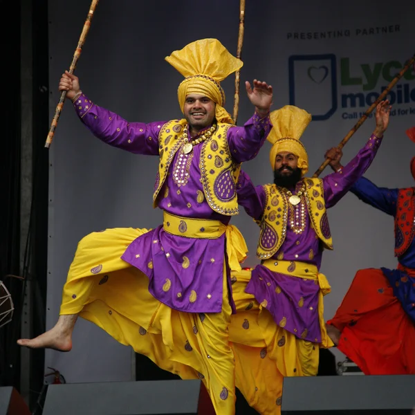 stock image Performers at 2012 Visakhi Festival