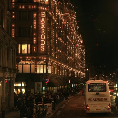 Harrods in London clipart