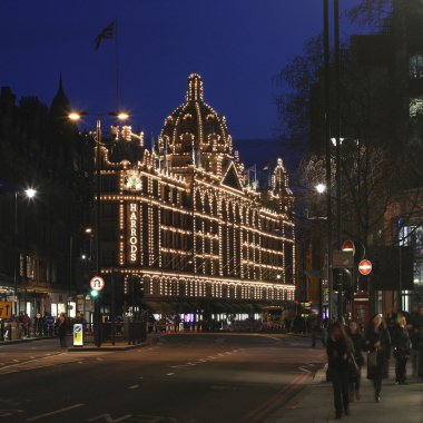 Harrods in London clipart