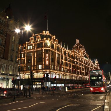 Harrods in London clipart