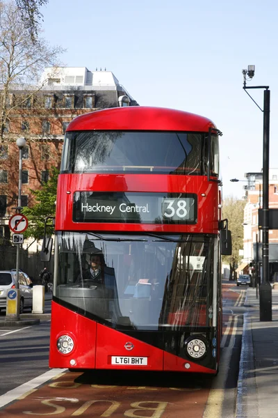 Ny buss för london — Stockfoto