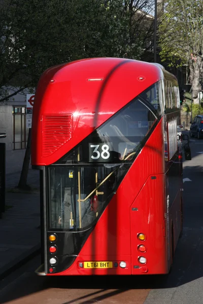 Ny buss för london — Stockfoto