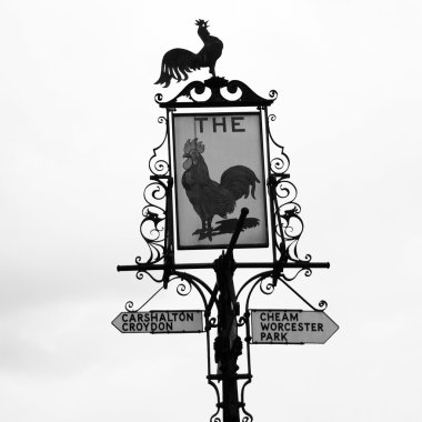 English pub sign clipart