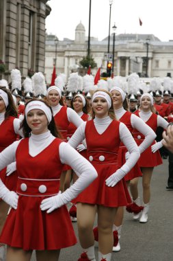 New Year's day parade in London clipart