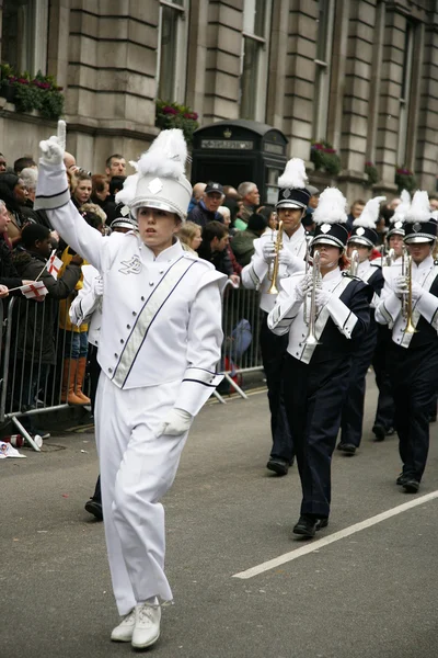 Новогодний парад в Лондоне — стоковое фото