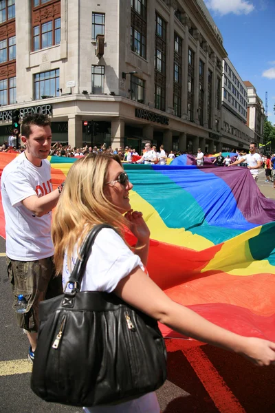 Pochod gay pride — Stock fotografie