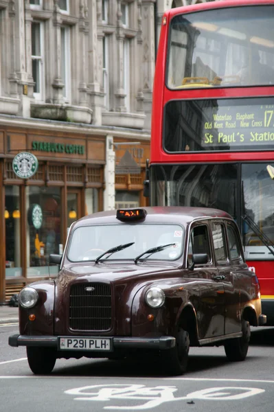 Londres Táxi — Fotografia de Stock