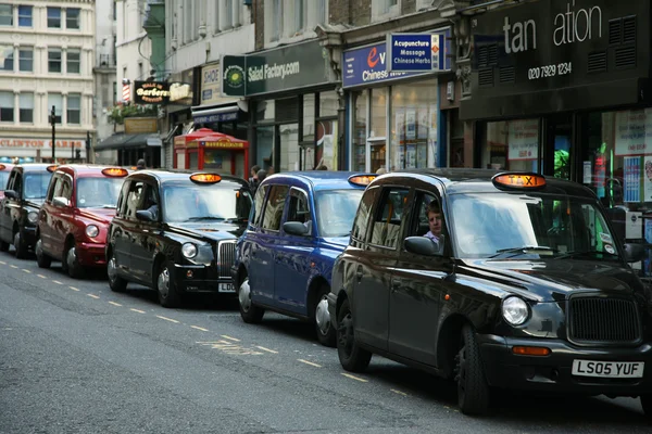 London taxi Royaltyfria Stockfoton
