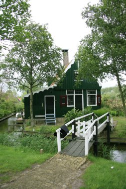 zaanse Schans'a geleneksel evin