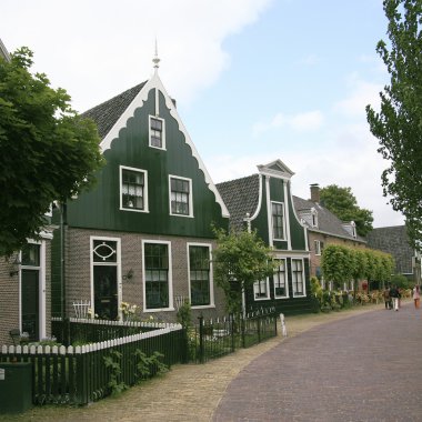 zaanse Schans'a geleneksel evin