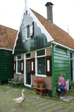 zaanse Schans'a geleneksel evin