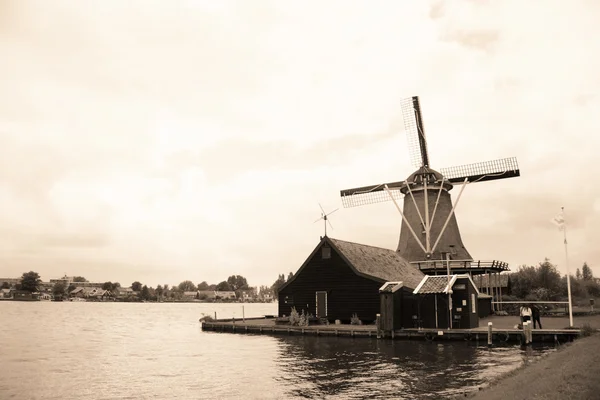 stock image Windmills of Zaanse Schans