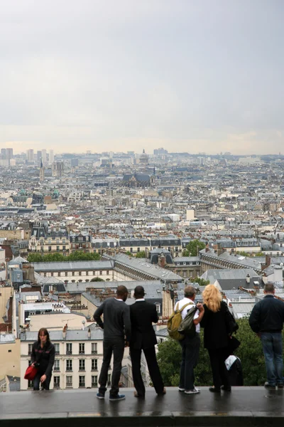 stock image Paris skyline from Montmartre Hill