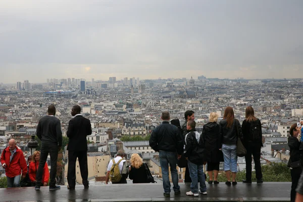 Paris skyline from Montmartre Hill — Stock Photo, Image
