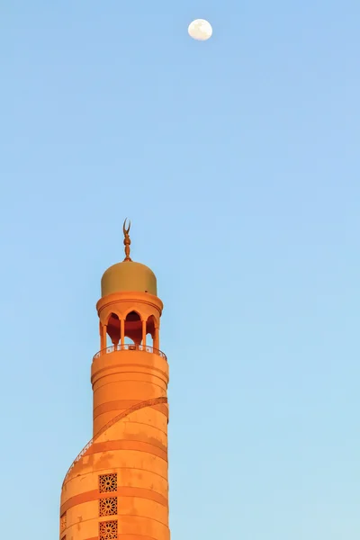 Stock image Arabic mosque and Moon