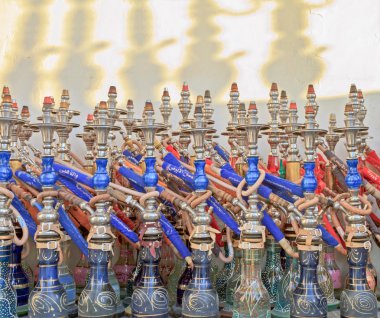 Colourful Sheesha Pipes clipart