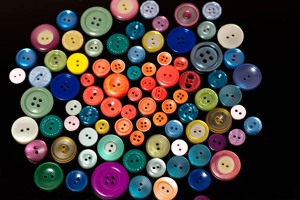 Botones de colores en forma de corazón — Foto de Stock