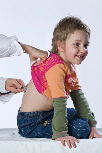Child with stethoscope — Stock Photo, Image
