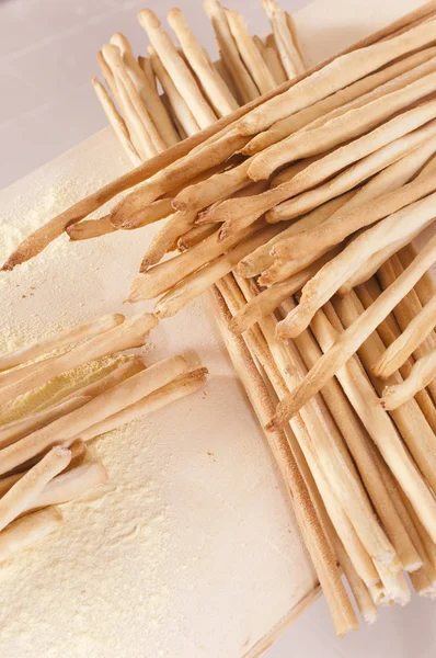 Freshly baked breadsticks — Stock Photo, Image