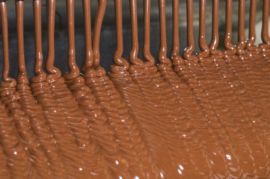 Bundles of liquid chocolate clipart