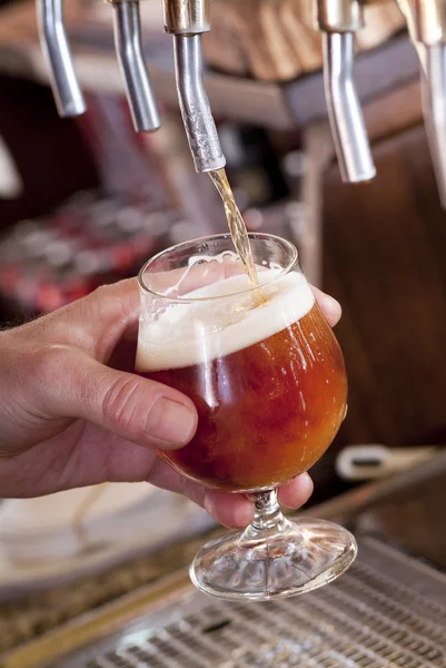 Beer on tap — Stock Photo, Image