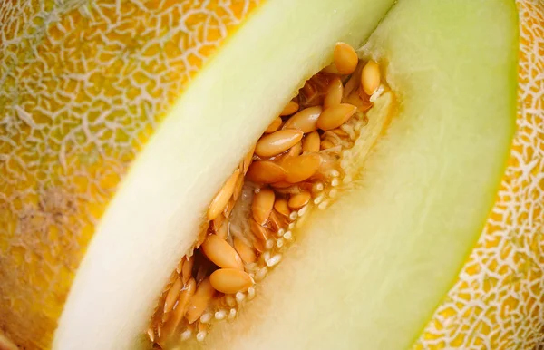 Close up de fatias de melão — Fotografia de Stock
