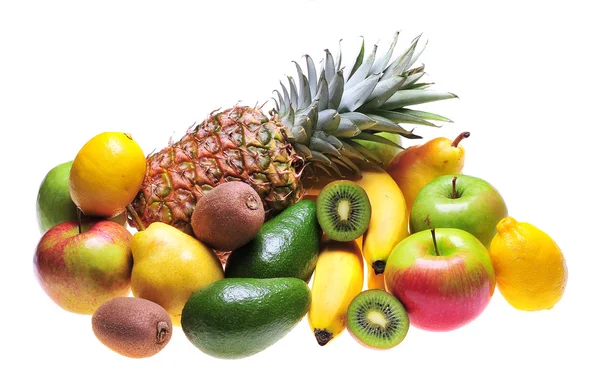 stock image Variety of fresh colorful fruits