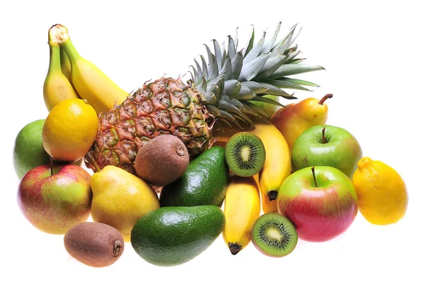 stock image Variety of fresh colorful fruits