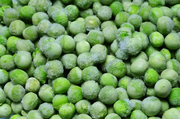 冷凍エンドウ豆のクローズアップ — ストック写真