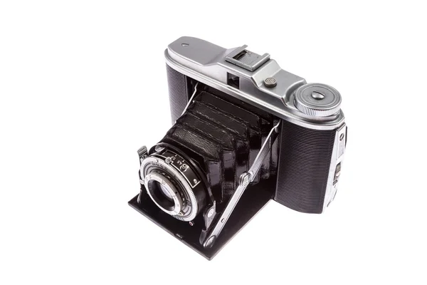 Starý film skládací fotoaparát — Stock fotografie