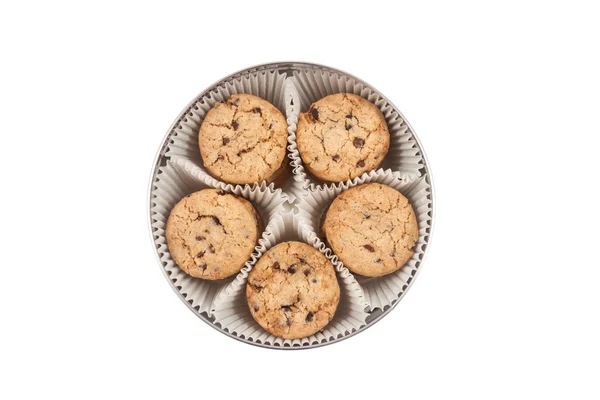 Caja de galletas de chocolate — Foto de Stock