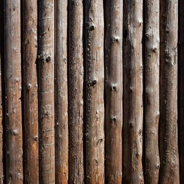 Timber wall of old house — Stock Photo, Image