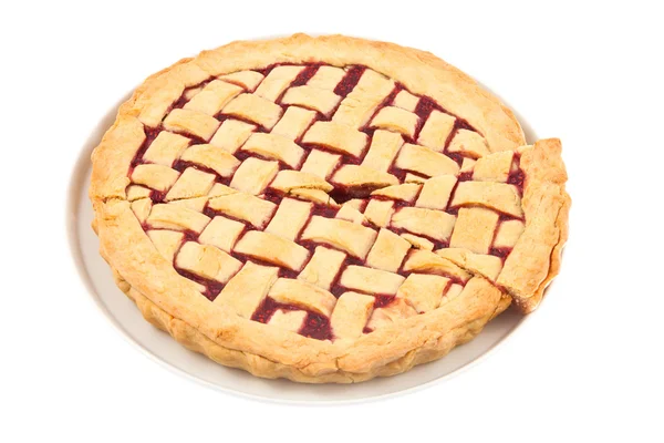 Raspberry pie — Stock Photo, Image