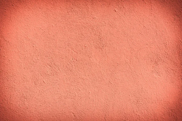Červená omítnutá zeď s texturou, starý — Stock fotografie