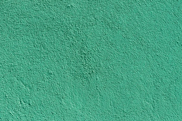 Helle meergrüne Putzwand mit alter Textur — Stockfoto