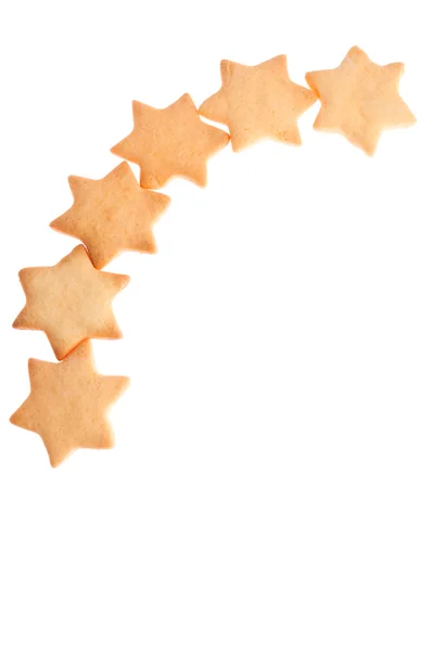 stock image Star shape homemade cookies