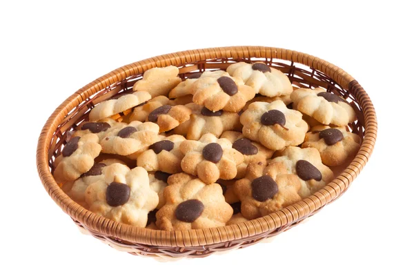 Корзина печенья — стоковое фото