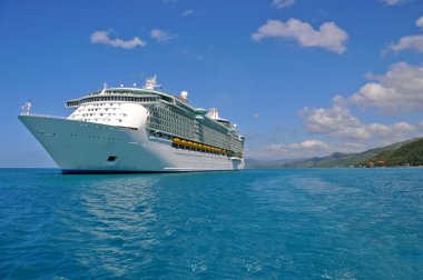 lüks cruise gemisi Karayipler liman