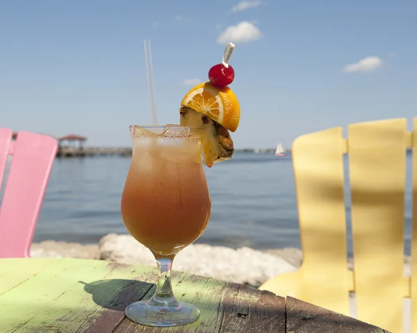 Cocktail by Indian River Lagoon — Stock Photo, Image